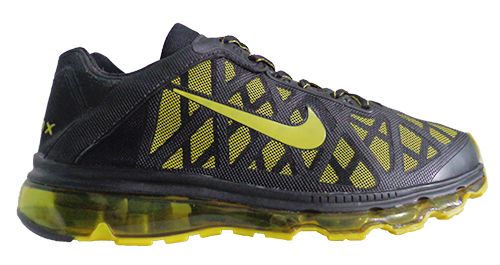 Tênis Nike Air Max+ 2011 Preto e Amarelo MOD:10574