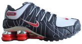Tênis Nike Shox NZ Branco Preto e Vermelho cromado MOD:10443