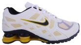 Tênis Nike Shox Turbo 12 Branco e Amarelo MOD:10348