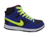 Tênis Nike SB Dunk Cano Alto Azul Preto e Verde Limão MOD: 1