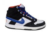 Tênis Nike SB Dunk Cano Alto Branco Preto e Azul MOD: 10071